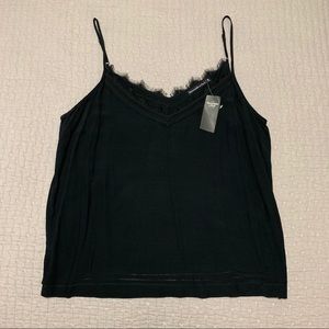 NWT Black Lace Camisole